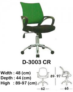 Kursi Kantor Staff Indachi D-3003 CR 2