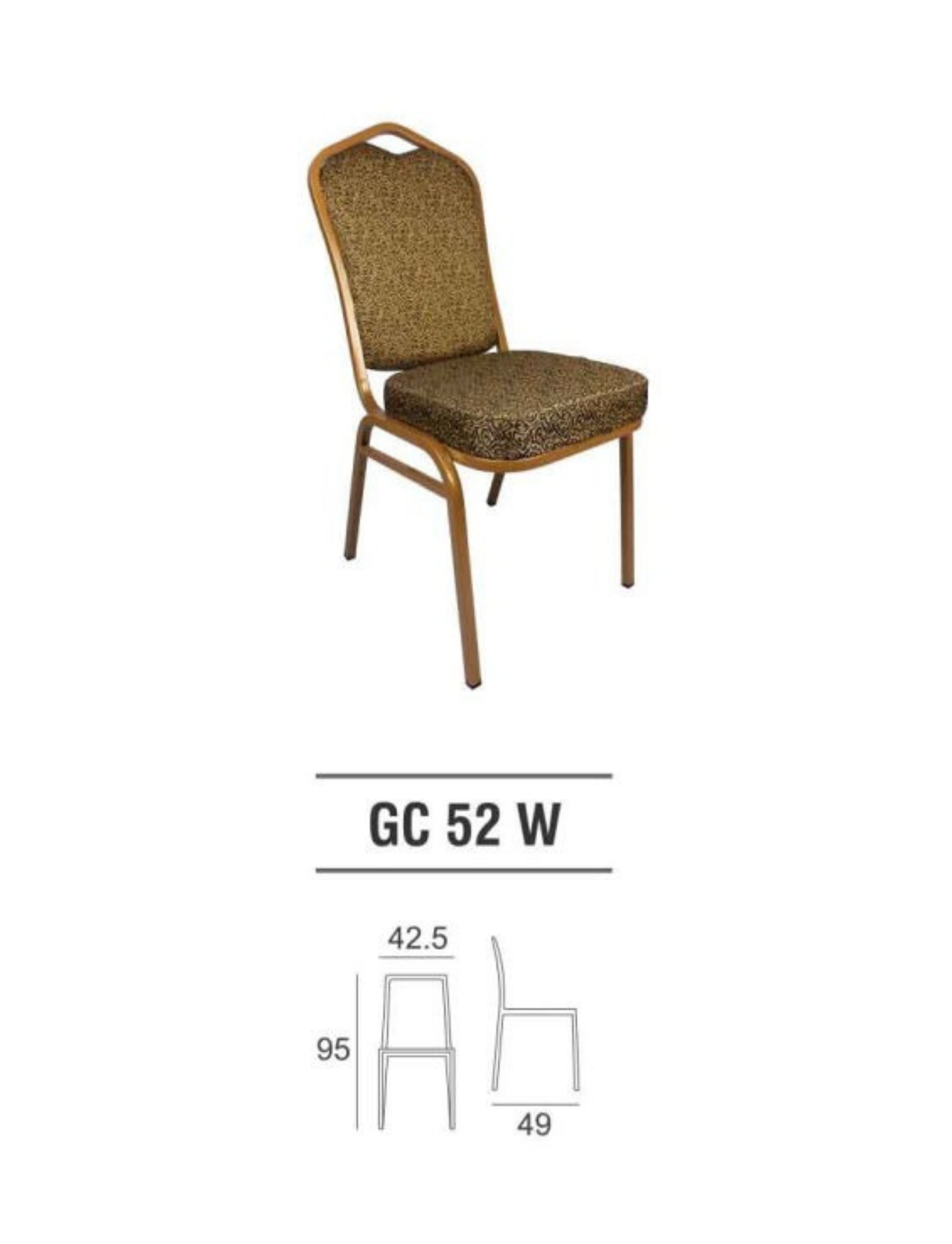 "kursi susun gresco GC 52 W"