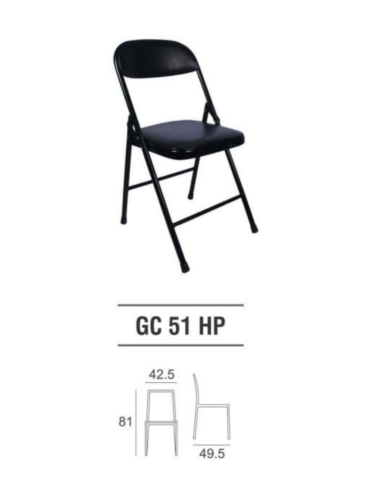 "kursi lipat gresco GC 51 HP"